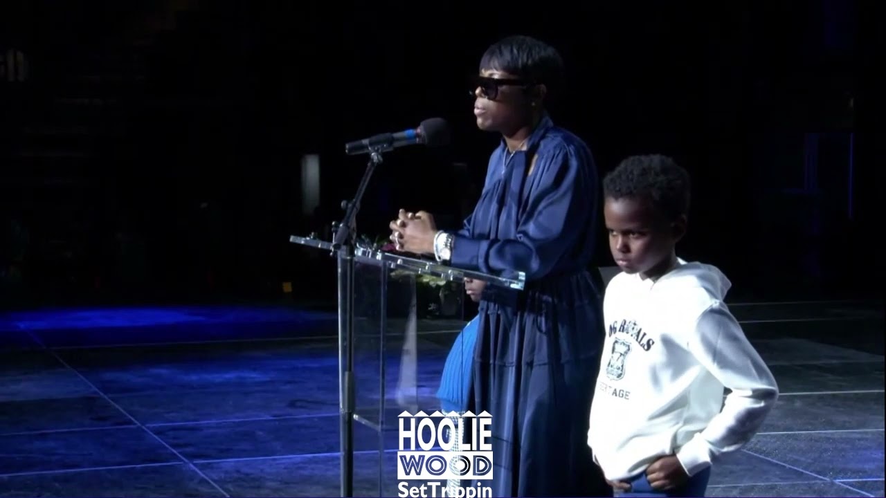 Young Dolph's Partner & Kids Speak At His Memorial Service 20