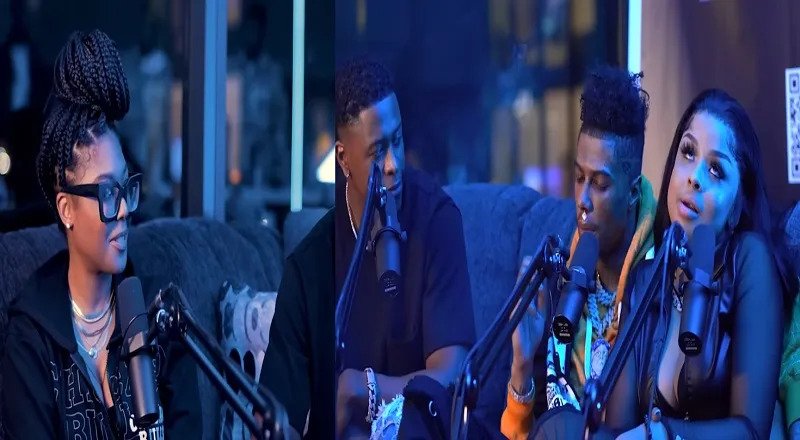 Chrisean Rock gets mad at Moniece for talking to Blueface during interview [VIDEO] 14
