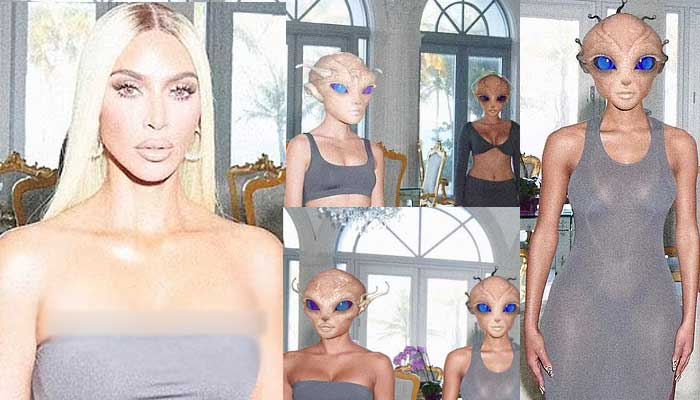 Kim Kardashian stuns fans as she appears with aliens in her latest photoshoot 16