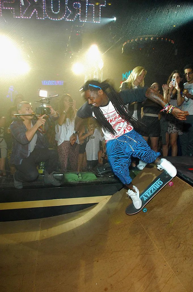 Lil Wayne Flexes Skateboarding Skills In New Video With Custom Board 33