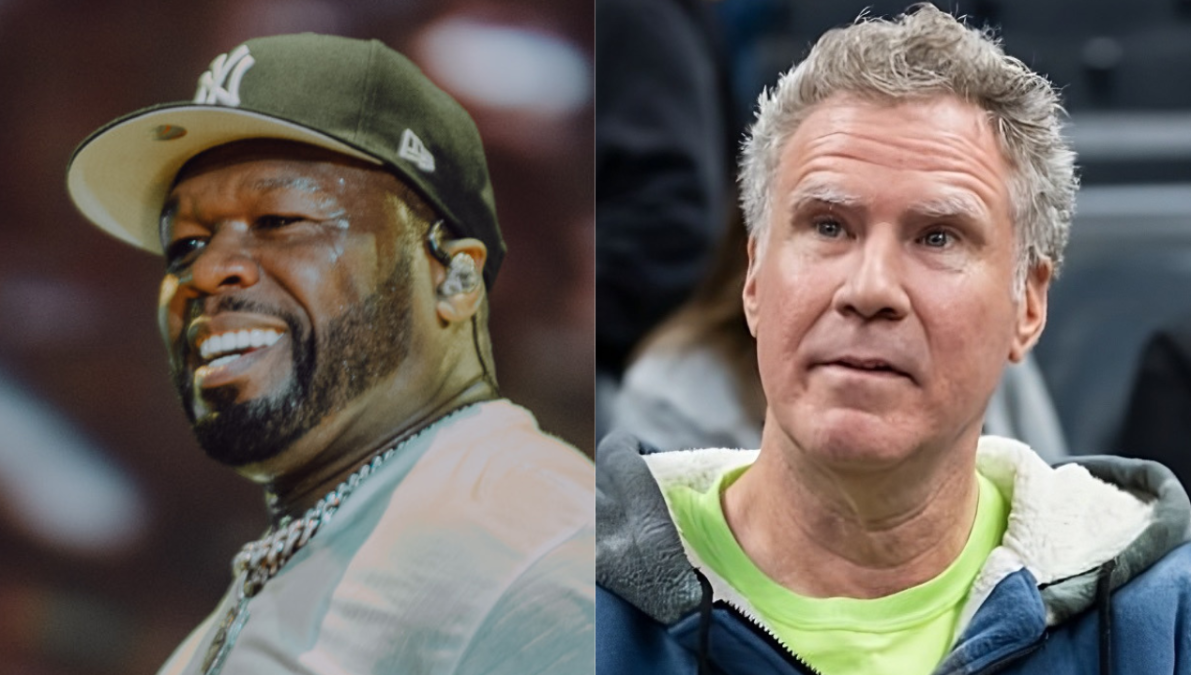 50 Cent Wheels Out Will Ferrell At Indiana Pacers Game: ‘One Of My Favorite Actors’ 10