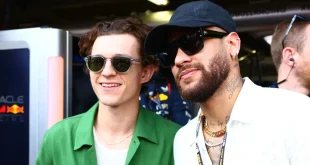 'Impossible to resist the charm of F1!' - Neymar takes in Monaco Grand Prix with Spider-Man star Tom Holland after missing PSG title celebrations