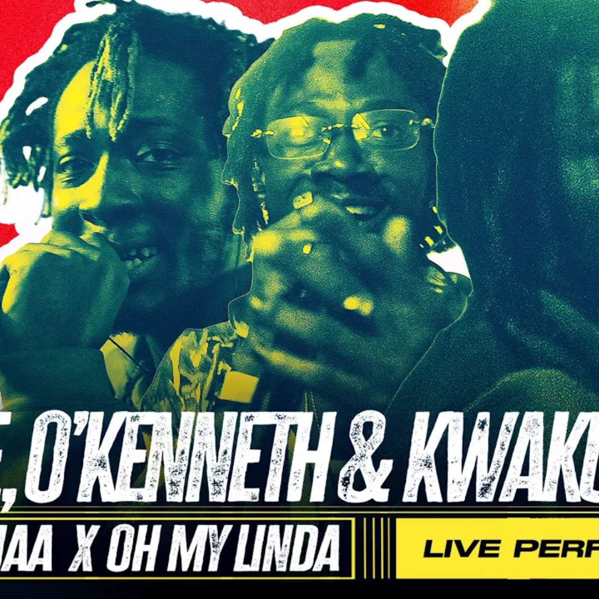 Reggie, OKenneth & Kwaku DMC - Obaa Hemaa x Oh My Linda (Live) 6