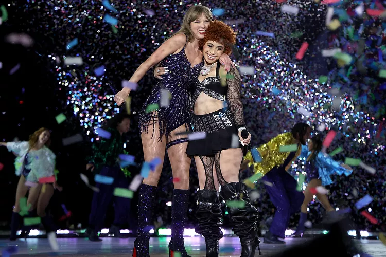 Ice Spice Joins Taylor Swift on Stage in New Jersey to Perform 'Karma' Remix at Eras Tour 1