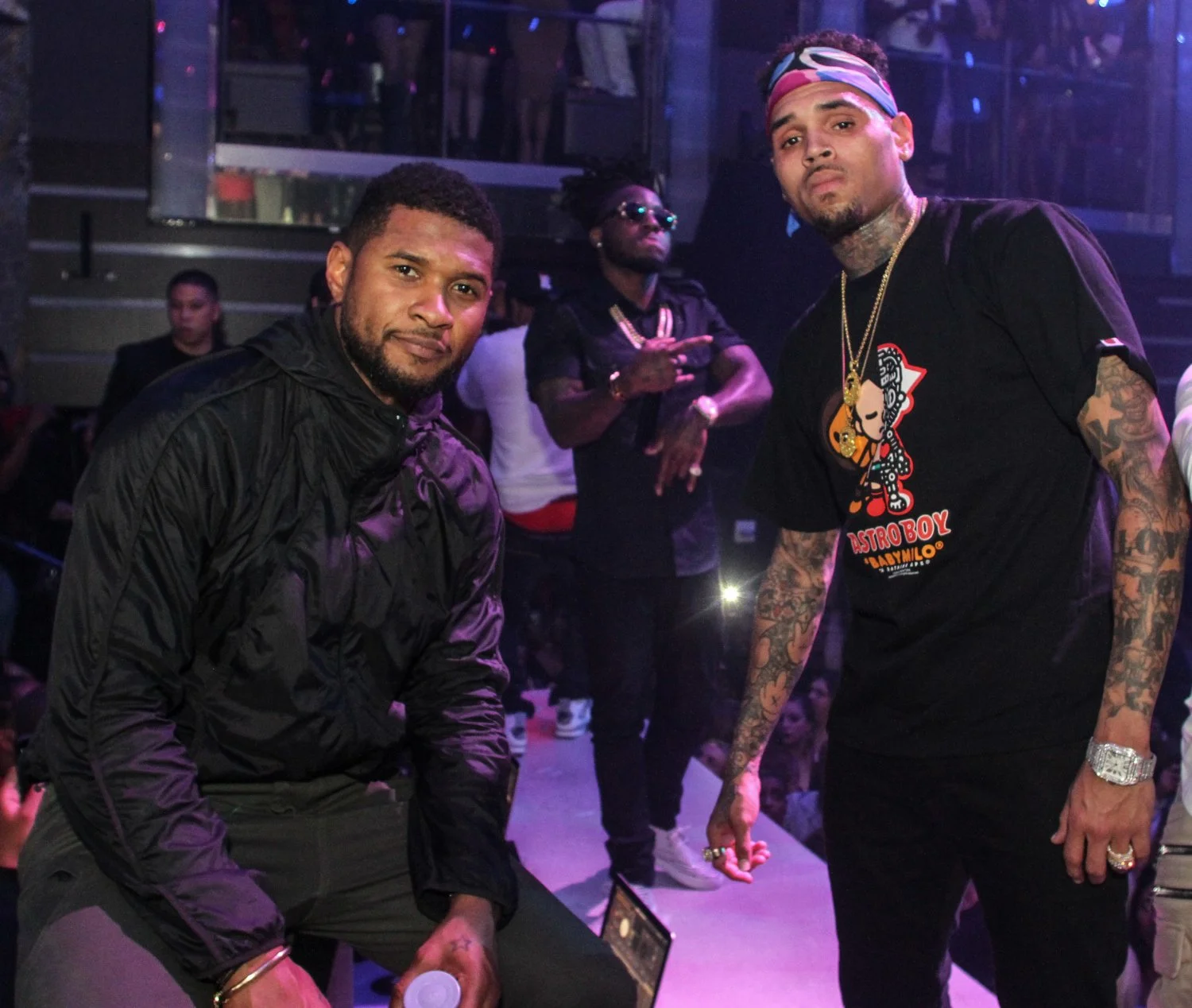 Chris Brown & His Crew Allegedly Jumped Usher At Birthday Party, Twitter Reacts 8