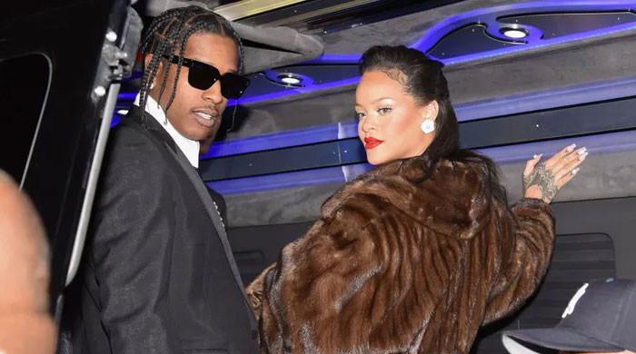 A$AP Rocky protects Rihanna as he scolds nightclub attendees after fight breaks out 16