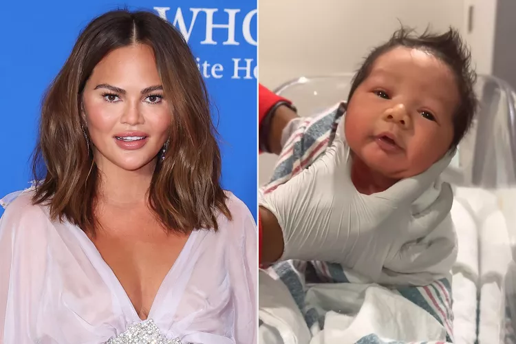 Chrissy Teigen Raves About New Baby Boy Wren's Hair with Adorable Video: 'Simple Plan Is Shaking' 19