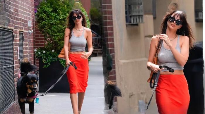 Emily Ratajkowski shows off her incredible figure in a chic tight vest 12