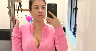 Pregnant Kourtney Kardashian Enjoys 'Prenatal Pilates' in Cozy Pink Pajamas — See the Look!