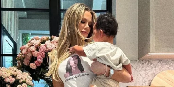 Khloé Kardashian Says Son Tatum Is Going to Be 'Huge' as She Reveals He's Wearing Sizes Ahead of His Age