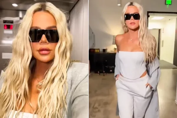Khloé Kardashian Just Threw It Back to the Early Aughts with This Corset and Sweatpants Look