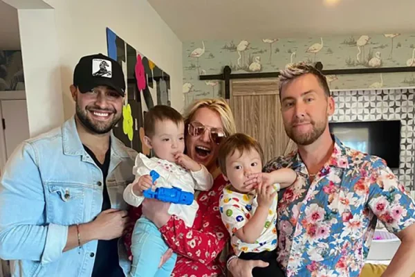 Britney Spears Meets Lance Bass' 'Absolutely Gorgeous Babies': 'I Am a New Auntie'