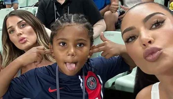 Kanye West's son Saint mocks mom Kim Kardashian in new Japan photo