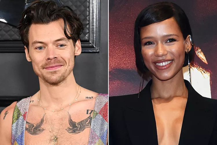 Harry Styles Attends Actress Taylor Russell's London Play Opening Night with Pal James Corden 26