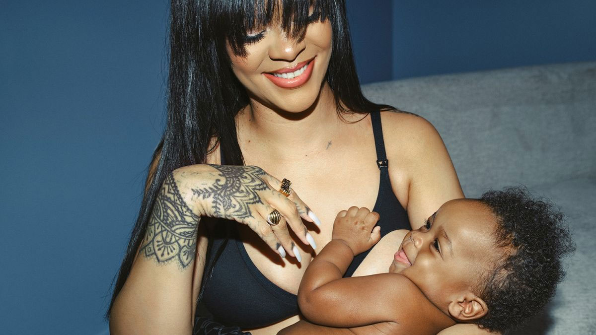 Rihanna continues breaking the rules of maternity style with a sultry new line for pregnant people 17