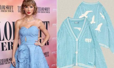 Taylor Swift Gifts Brittany Mahomes '1989' (Taylor's Version) and Limited Edition Cardigan 4