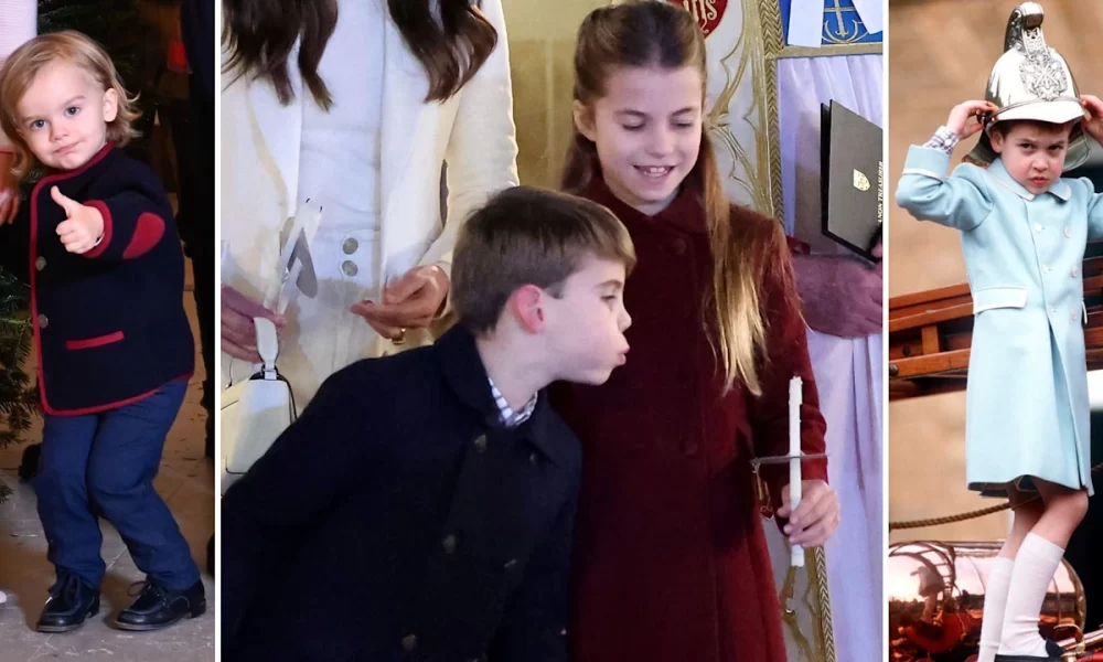 Cheeky royal children at Christmas! Prince Louis, Mia Tindall and more 58