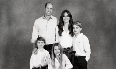 Prince William and Princess Kate release super sleek Christmas card photo with George, Charlotte and Louis 6