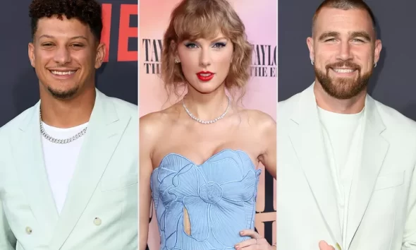 Patrick Mahomes Says It’s Been ‘Awesome’ to See Travis Kelce’s Relationship with Taylor Swift Grow 5