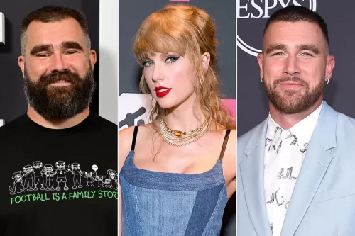 Travis and Jason Kelce Praise Taylor Swift for Chugging Her Drink at the Super Bowl: 'Not Her First Rodeo' 10