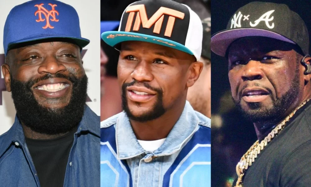 Rick Ross And Floyd Mayweather Share Laughs Amidst 50 Cent Comments 1