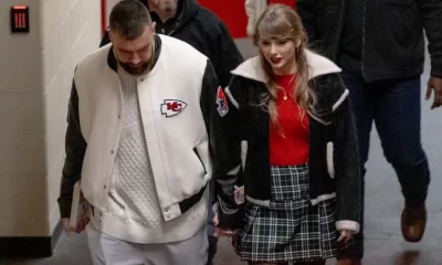 Travis Kelce Dances to Taylor Swift's 'Shake It Off' During Live Taping of New Heights Podcast 4